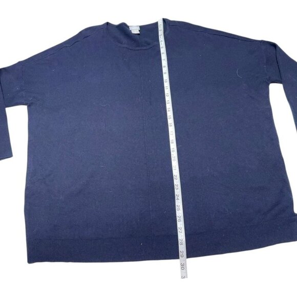 Chico's Navy Sweater Size 3/XL - Picture 3 of 7
